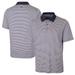 Men's Cutter & Buck Navy Auburn Tigers Alumni Logo Forge Tonal Stripe Stretch Polo