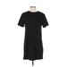 Zara Casual Dress - Shift: Black Solid Dresses - Women's Size X-Small