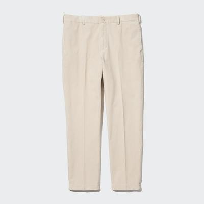 Uniqlo - Cotton Smart Corduroy Ankle Length Trousers - Beige - L