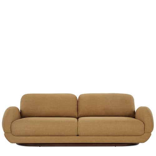 3-Sitzer Sofa MASSAO – 3-Sitzer Sofa, Tweed in Cognac, B223