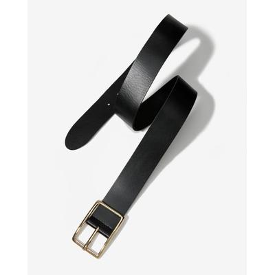 Boston Proper - Black - Modern Classic Leather Belt - XL