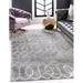 Gray Rectangle 5'3" x 8' Area Rug - Marilyn Monroe Glam Silver Area Rug Polyester/Polypropylene | Wayfair 3142503