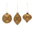 Melrose International No Pattern Holiday Shaped Ornament Glass in Yellow | 6 H x 4 W x 4 D in | Wayfair 86464