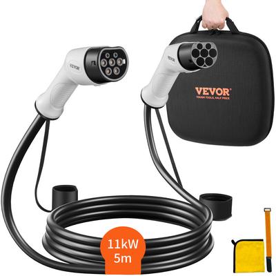 Vevor - Typ2 Ladekabel für Elektroauto/Hybrid ev Ladekabel E-Autoladekabel Wallbox 11kw