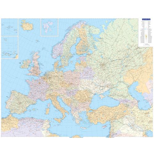Europakarte Politisch Poster 1:4,5 Mio., Karte (im Sinne von Landkarte)