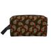 XMXT Large Capacity Makeup Bag Paisley Swirl Silk Print Storage Bags Travel Toiletry Cosmetic Bag for Women Men