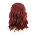 QUYUON Brazilian Wigs Clearance Hair Replacement Wigs Long Black Wigs for Women Wavy Hair Type Q872 Wigs for Women Woman Wigs Glueless Wigs Red Wigs