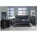 Rosdorf Park Ipke King Upholstered Platform 3 Piece Bedroom Set Upholstered in Black | 60 H x 84 W x 88.5 D in | Wayfair