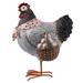 Trinx Gerzon Resin Hen w/ Basket of Eggs Status Resin/Plastic in Gray | 10 H x 7.5 W x 6 D in | Wayfair F07D5EFC9FF84B5CBA885657D1FF7AF1