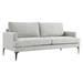 Orren Ellis Lagrant 76" Upholstered Sofa Polyester in Gray | 34 H x 76 W x 34 D in | Wayfair F370E16E143C40B988E83FB867F260A8