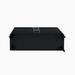 Corrigan Studio® Madis 4 Pair Stackable Shoe Storage Cabinet Manufactured Wood in Black | 43.3 H x 31.49 W x 9.44 D in | Wayfair