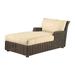 Woodard Aruba Chaise Lounge w/ Cushion in Brown | 32 H x 36 W x 71 D in | Outdoor Furniture | Wayfair S530041-22M