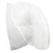 Swimming pool filter Swimming Pool Zipper Filter Bags Reusable Pool Cleaner Bags Impurity Filters Cleaning Accessories (White)