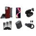 Accessories for Celero 5G+ (Plus) - Belt Holster Kickstand Rugged Case (Red Black Plaid) Screen Protectors Wireless Earbuds Car Charger Wall Charger USB Cables (3ft 6ft 10ft)