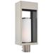 Bleecker 1 Light Brushed Nickel Outdoor Post Top Lantern