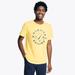 Nautica Men's Sustainably Crafted Nautica Sailing Graphic T-Shirt Soft Yellow, L