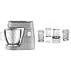 Kenwood Titanium Chef Baker XL KVL85.424SI - Küchenmaschine mit integrierter Waage & 2 Rührschüsseln & Kräuter- und Gewürzmühle AT320, Zubehör für Kenwood Küchenmaschinen