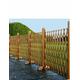 2 Expanding Fence Trellis Pack of 2 Garden Screening freestanding Wooden Divider