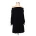 Michael Stars Casual Dress: Black Solid Dresses - Women's Size X-Small