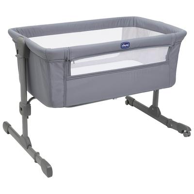 Beistellbett CHICCO "next2me essential, stone", Baby, Gr. B/H: 70,5cm x 65cm, kein Härtegrad, grau (stone re_lux), Polyester, Babybetten, Bezug teilweise aus recyceltem Material