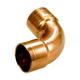 Water Pipe Fitting Elbow Copper Connector Solder Female x Female 15mm Diameter