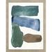 Wendover Art Group Earthly Seaboard 3 by Thom Filicia - Unframed Painting Paper, Wood in Blue/Brown/Green | 43 H x 33 W x 1.61 D in | Wayfair