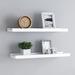 Latitude Run® Wall Shelves Floating Shelves Wall Mounted Display Shelves for Book Wood in White | 1.2 H x 15.75 W x 3.5 D in | Wayfair