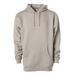 Independent Trading Co. IND4000 Men's Heavyweight Hooded Sweatshirt in Cement size 2XL | Fleece IND400