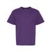 M&O MO4850 Youth Gold Soft Touch T-Shirt in Purple size Small | Cotton 4850