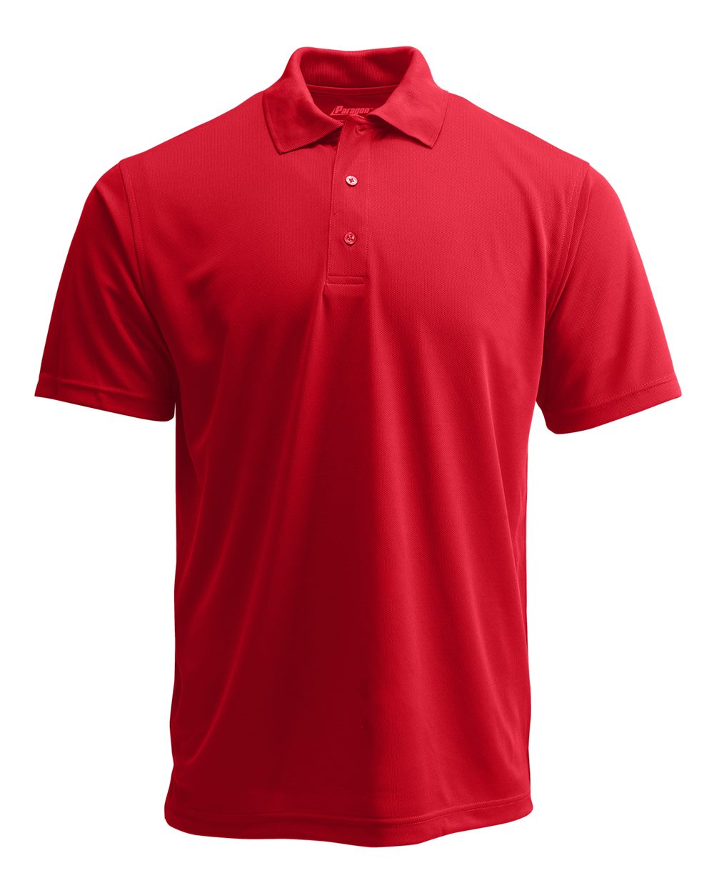 Paragon 108Y Youth Saratoga Performance Mini Mesh Polo Shirt in Red size Small | Polyester SM0108Y