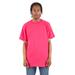 Shaka Wear SHASS Adult 6 oz. Active Short-Sleeve Crewneck T-Shirt in Hot Pink size 2XL