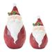 The Holiday Aisle® Round Santa Figurine Set of 2 Resin | 6.25 H x 4 W x 3.75 D in | Wayfair 0295BD5D8C08458BB752EF06494DA63F