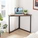 17 Stories Janautica Corner Computer Desk Wood in Black/Brown/Gray | 30 H x 23.4 W x 33 D in | Wayfair 3BC3342EFB064D4BB37A8744A3271BE2