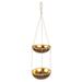 Mercer41 Meeya Handmade Coconut Shell Hanging Planter, Bamboo in Brown | 21.75 H x 6 W x 6 D in | Wayfair 5E42C0F171B240B68F25FDA23AF16EA0