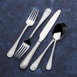 Wallace Stainless Steel Flatware Set - Service for 8 Stainless Steel in Gray | Wayfair 5305165