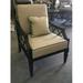 AFD Home 12011531 Astoria Outdoor Club Chair Multicolor - 36 x 27.5 x 32 in.