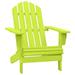 Dcenta Patio Adirondack Chair Solid Fir Wood Green