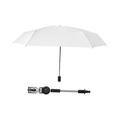 Clamp on Umbrella with Clamp Foldable Beach Umbrella for Fishing Patio Chair Beige