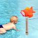 Floating Thermometer for Pool Pool Spas Thermometer Large Size Shatter Resistant Easy Accurate Readings Pool Accessories for Aquariums Pond fighter shape