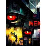 Sci Fi Complex Machines Mecha Japanese Big Brother Large Wall Art Poster Print Thick Paper 18X24 Inch