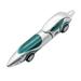 Farfi Car Shape Ball Point Pen with Wheels ABS Kids Stationery Rollerball Pen for Classroom (Green)