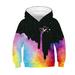 Kids Boys Girls Sweatshirts Hoodies Long Sleeve Graphic Print with Pockets Comfortable Pullover L;11-12 Y