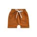 Tregren Toddler Baby Boy Shorts Summer Checkerboard Plaid Print Cotton Shorts Casual Elastic Waist Jogger Shorts Pants