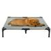 Large Dog Bed Indoor Outdoor Raised Elevated Cot and Travel Case 36 x 29 In