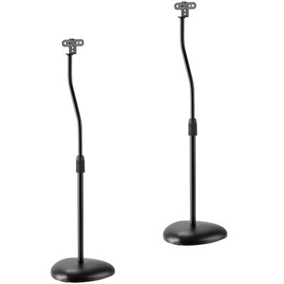 Mount-It! Height Adjustable Speaker Floor Stands 2 Count