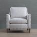 Banks Accent Chair - Troy Performance Leather Harbour - Frontgate