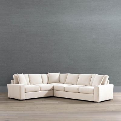 Edessa 2-pc. Right-Arm Facing Sofa Sectional - Snow Crypton Jennie Performance - Frontgate