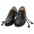 Ghillie Brogues Black Leather Ghillie Brogues Scottish Kilt Shoes (UK_Footwear_Size_System, Adult, Men, Numeric, Medium, Numeric_9)