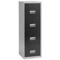 Pierre Henry Filing Cabinet Steel Lockable 4 Drawers A4 - 095809