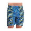 Speedo Mens Allover Print Short in Blue - Size Medium